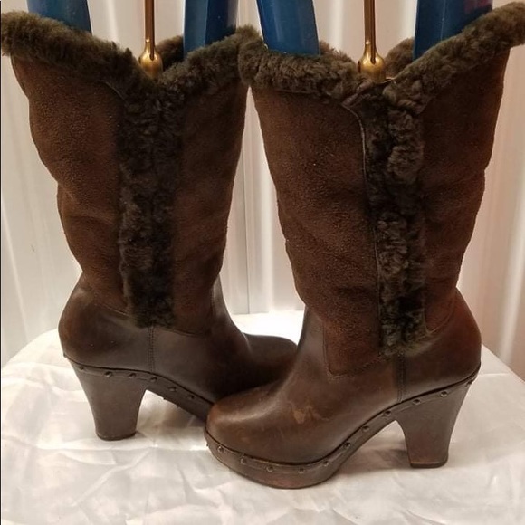 Y2K FRYE PLATFORM BOOTS - Picture 4 of 14